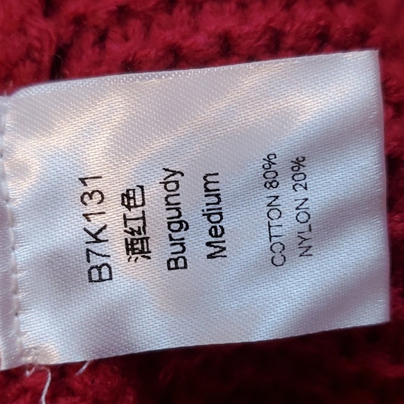 Women's Casual Open Front Coat Cable Knit Long Sweater Medium - Picture 5 of 6